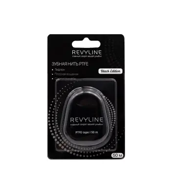 Нить зубная, тефлон, 50 м / PTFE Black Edition