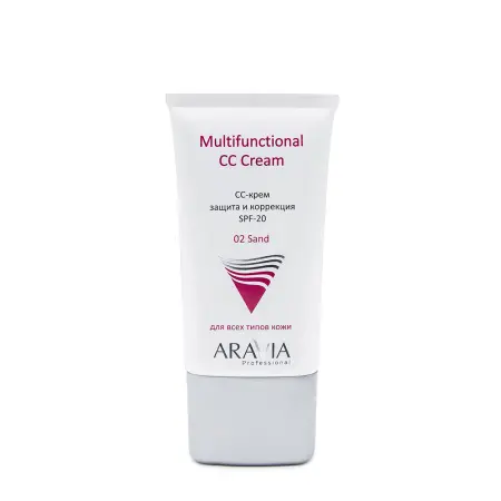 ARAVIA Professional СС-крем защитный SPF-20 / Multifunctional CC Cream, Sand 02 50 мл - 1
