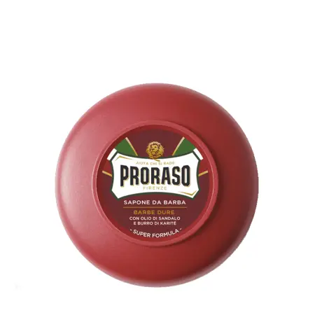 PRORASO Мыло питательное для бритья с маслом сандала и маслом ши 150 мл - 4