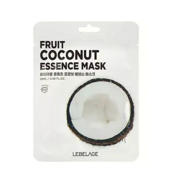Маска тканевая для лица с экстрактом кокоса / Lebelage Fruit Coconut Essence Mask 25 мл