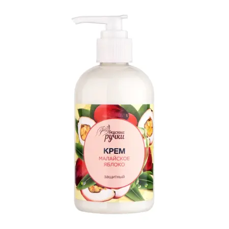 IRISK PROFESSIONAL Крем для рук и ногтей защитный вкусные ручки, малайское яблоко / IRISK 250 мл - 1