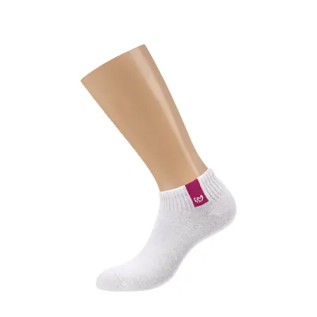 MINIMI Носки с провязанной эмблемой на паголенке Bianco 39-41 / MINI TREND 4211 - 3