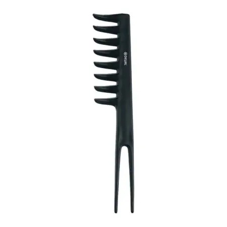 DEWAL PROFESSIONAL Гребень Эконом моделирующий, двойной хвостик (черный) 18,5 см - 2