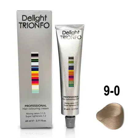 CONSTANT DELIGHT 9-0 крем-краска стойкая для волос, блондин натуральный / Delight TRIONFO 60 мл - 2