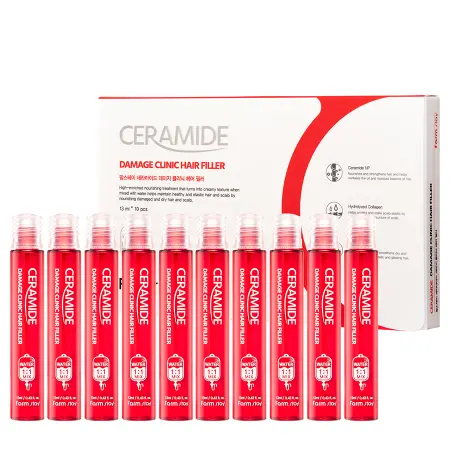 FARMSTAY Маска-филлер для поврежденных волос / Ceramide Damage Clinic Hair Filler 10*13 мл - 2