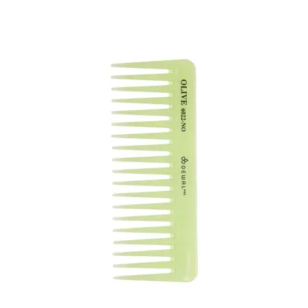 DEWAL PROFESSIONAL Гребень Olive моделирующий, редкозубый (зеленый) 15,5 см - 1
