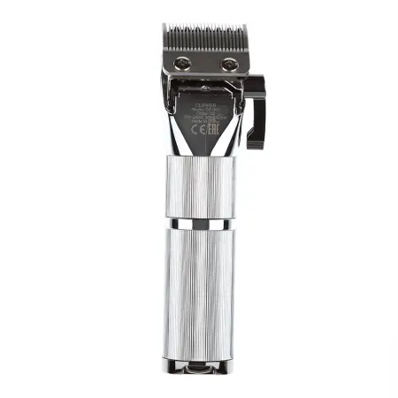 DEWAL PROFESSIONAL Машинка для стрижки Silver, аккумуляторно-сетевая, 6000-7000 об/мин, нож 45 мм, 0,5-3,5 мм, 10 насадок - 4