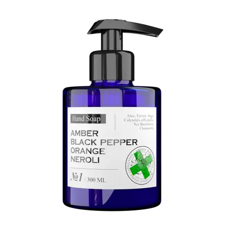 MANIAC GOURMET Мыло жидкое парфюмированное №1 Амбра, Черный перец, Апельсин, Нероли 300 мл - 1