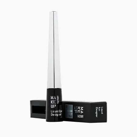 MAKE UP FACTORY Подводка жидкая для глаз, 01 черный / Liquid Eye Designer 2,5 мл - 2