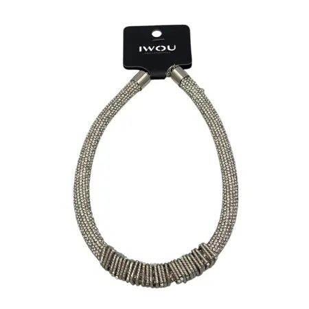IWOU PROFESSIONAL Ожерелье Стразы и квадраты - 1