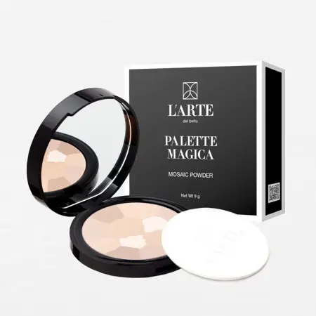 LARTE DEL BELLO Пудра-мозаика компактная для лица, тон 07 / PALETTE MAGICA 7,5 г - 2