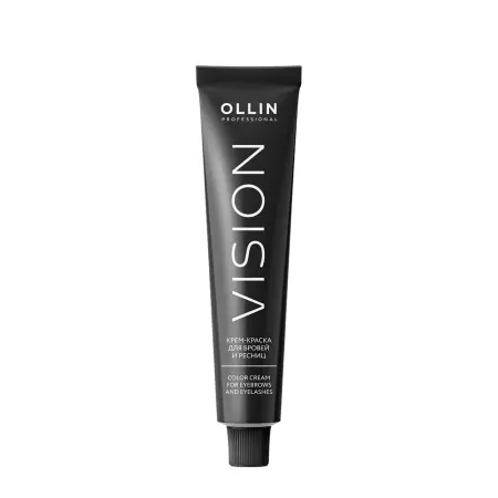OLLIN PROFESSIONAL Набор для окрашивания бровей и ресниц, светло-коричневый / Ollin Vision 20 мл - 6