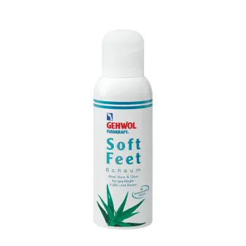 Пенка с гиалуроновой кислотой, алоэ вера и масло оливы / Fusskraft Soft Feet 125 мл
