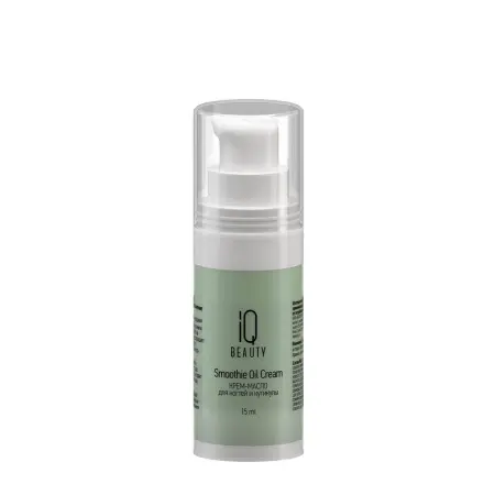 IQ BEAUTY Крем-масло для ногтей и кутикулы / Smoothie Oil Cream Cream Aloe & Mint 15 мл - 1