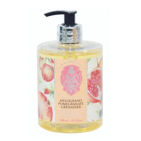 LA FLORENTINA Мыло натуральное жидкое, гранат / Pomegranate 500 мл - 1