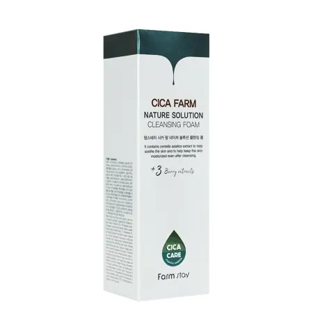 FARMSTAY Пенка очищающая восстанавливающая с центеллой азиатской / CICA FARM 180 мл - 4
