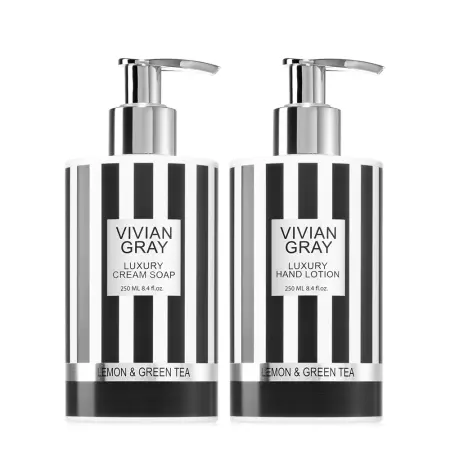 VIVIAN GRAY Набор для рук Лимон и зеленый чай (крем-мыло 250 мл + лосьон 250 мл) Vivian Gray Set Lemon & Green Tea - 2