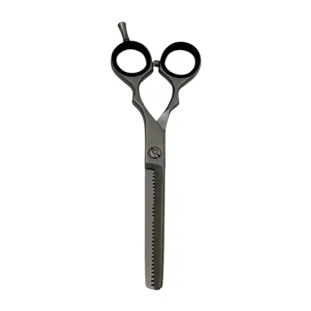 IWOU PROFESSIONAL Ножницы парикмахерские филировочные 6,5 с черными ручками - 1