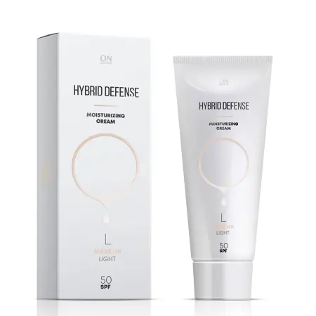 ONmacabim Крем-гибрид защитный c тонирующим эффектом Make Up Light SPF50 / System Plus 80 мл - 2
