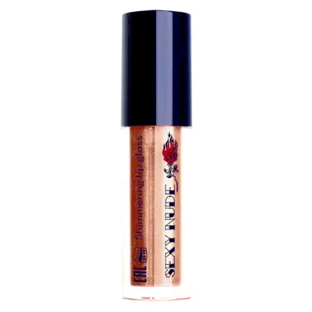 SHU Блеск для губ мерцающий, №448 / Sexy Nude 3,5 мл - 1