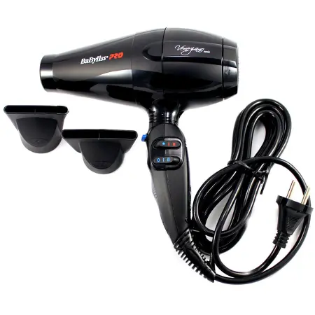BABYLISS PRO Фен BaByliss Pro Veneziano, ионизация, 2 насадки, 2200Вт - 3