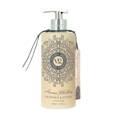 VIVIAN GRAY Крем-мыло, грейпфрут и ветивер / Cream Soap Grapefruit & Vetiver 400 мл - 1