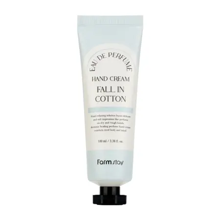 FARMSTAY Крем парфюмированный для рук с экстрактом хлопка / EAU DE PERFUME HAND CREAM FALL IN COTTON 100 мл - 1