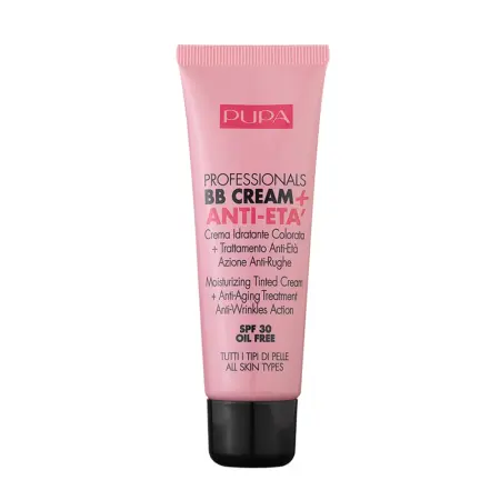 PUPA Крем тональный для средней и темной кожи, тон 002 / Professionals BB cream + Anti Eta 50 мл - 1