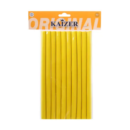 KAIZER Бигуди-бумеранги гибкие, 10 шт, длинные, диаметр 12 мм - 3