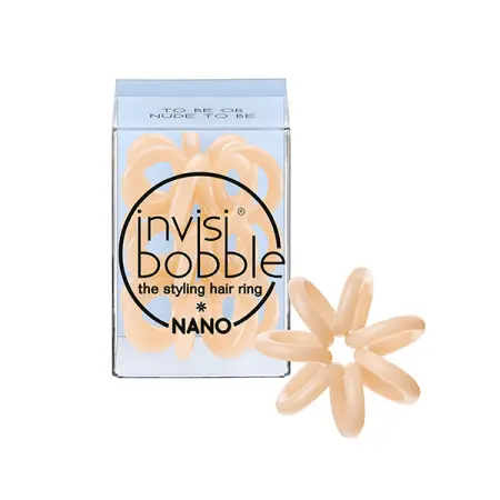 INVISIBOBBLE Резинка-браслет для волос / NANO To Be or Nude to Be - 1