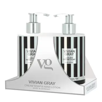 Набор для рук Лимон и зеленый чай (крем-мыло 250 мл + лосьон 250 мл) Vivian Gray Set Lemon & Green Tea