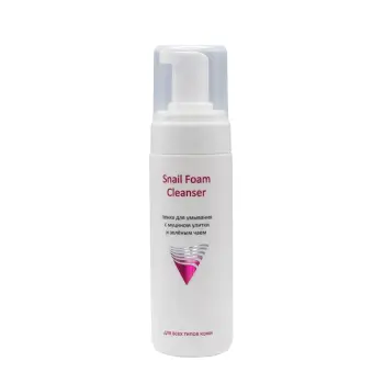 Пенка для умывания с муцином улитки и зелёным чаем / Snail Foam Cleanser 160 мл