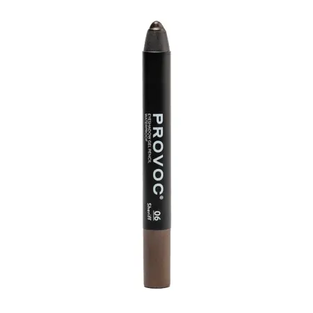 PROVOC Тени-карандаш водостойкие матовые, 06 темный шоколад / Eyeshadow Pencil 2,3 г - 1