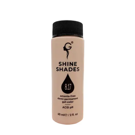 GERA Professional 8.17 гель-краситель для волос без аммиака / Shine Shades 60 мл - 2