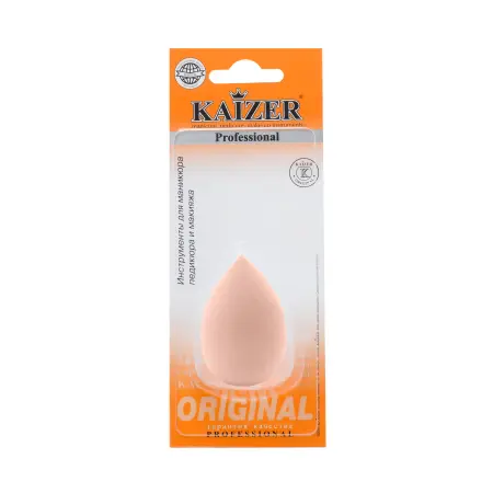 KAIZER Спонж латексный, форма яйца, цвет ассорти - 4