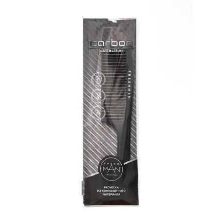 FRESHMAN Расческа универсальная с ручкой / Collection Carbon - 3