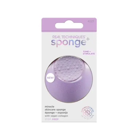 REAL TECHNIQUES Спонж для нанесения уходовых средств / Real Techniques Sponge+ Miracle Skincare Sponge - 5