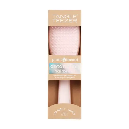 TANGLE TEEZER Расческа для волос / The Ultimate Detangler Plant Brush Marshmallow Pink - 5