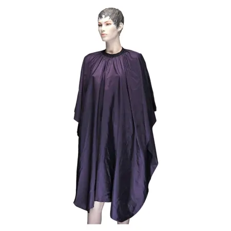 DEWAL PROFESSIONAL Пеньюар для стрижки Палитра, полиэстер, на крючках, фиолетовый 128х146 см - 3