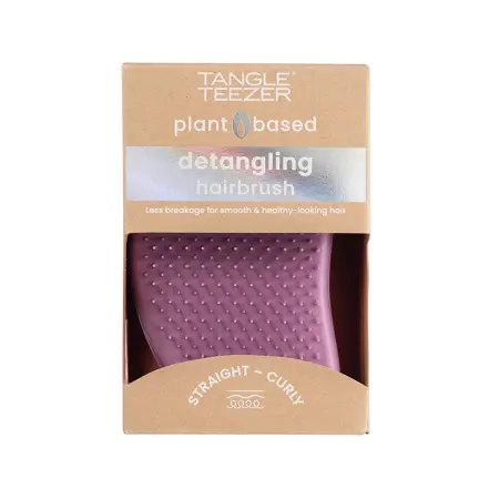 TANGLE TEEZER Расческа для волос / The Original Plant Brush Earthy Purple - 8