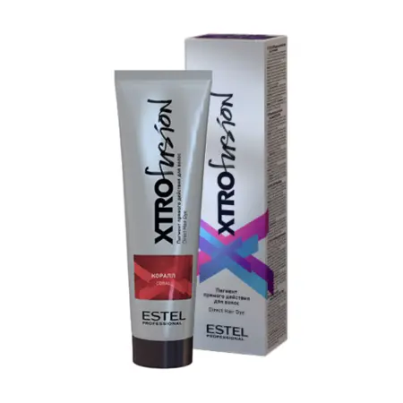 ESTEL PROFESSIONAL EX/FC100 пигмент прямого действия для волос, Коралл / XTRO 100 мл - 2