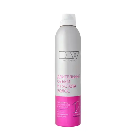 DEW PROFESSIONAL Спрей-мусс уплотняющий для объема волос / Thickening Spray Mousse For Volume 300 мл - 1
