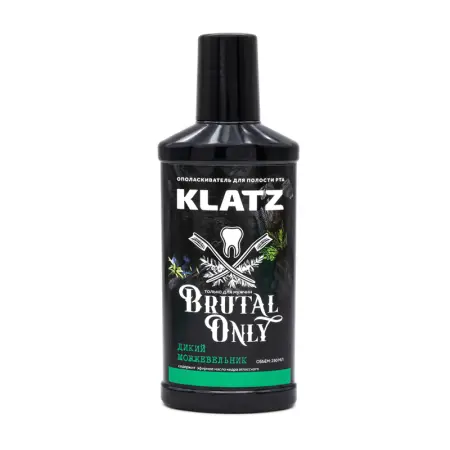 KLATZ Ополаскиватель для полости рта Дикий можжевельник / BRUTAL ONLY 250 мл - 1