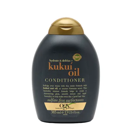 OGX Кондиционер для увлажнения и гладкости волос с маслом ореха кукуи / Hydrate+Defrizz Kukui Oil Conditioner 385 мл - 1
