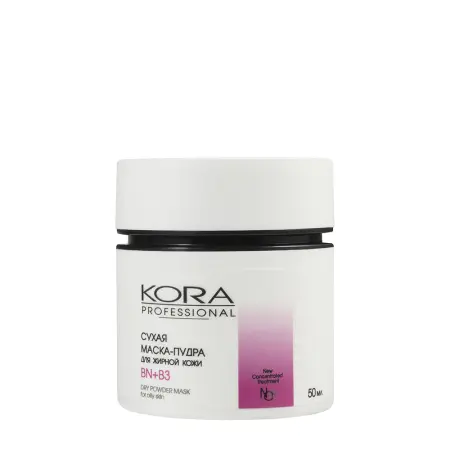 KORA Маска-пудра сухая для жирной кожи / KORA PROFESSIONAL 50 мл - 1