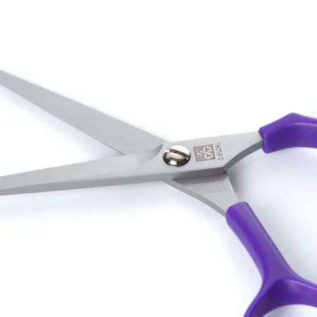 DEWAL PROFESSIONAL Ножницы парикмахерские прямые с микронасечками 5.5 , цвет фиолетовый - 3