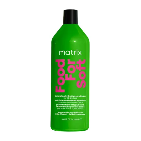MATRIX Кондиционер увлажняющий с маслом авокадо и гиалуроновой кислотой / Food For Soft 1000 мл - 1