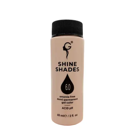 GERA Professional 6.0 гель-краситель для волос без аммиака / Shine Shades 60 мл - 2