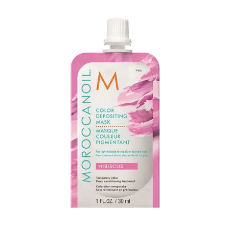 MOROCCANOIL Маска тонирующая для волос, гибискус / COLOR DEPOSITING MASK HIBISCUS 30 мл - 1