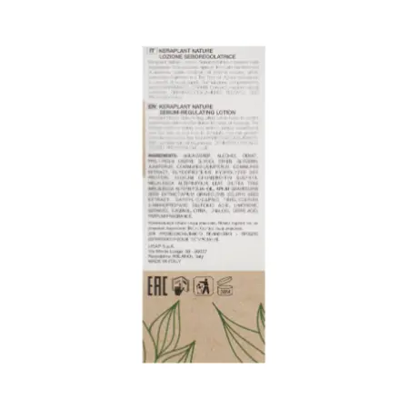 LISAP MILANO Лосьон себорегулирующий / Keraplant Nature Sebum-Regulating Lotion 150 мл - 4